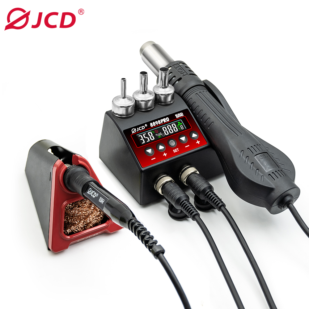T12 Soldering Station Oled - JCD 8898Pro 2 في 1 محطة