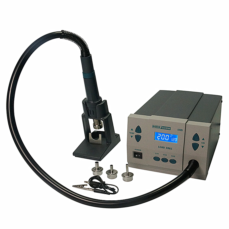 محطة لحام QUICK Spot 861DW بال - مراجعة Hot Air Rework Station 861Dw وسعره